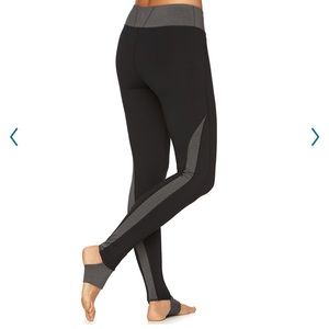 Gaiam Om Panel Stirrup Barre Yoga Leggings size XL